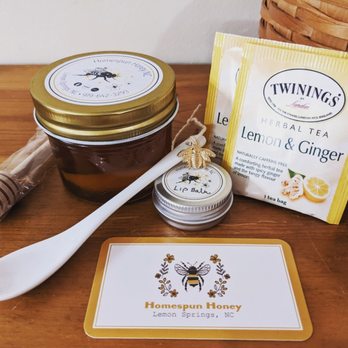 Homespun Honey NC - Honey Tea and Lip Balm Care Package - Honey Near Me Homespun Honey NC - Honey Tea and Lip Balm Care Package - Honey Near Me