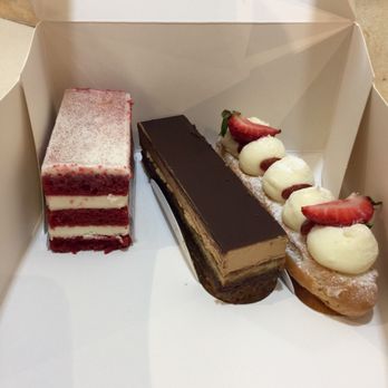Eclair Bakery - Red velvet cake, opera cake, and cheesecake eclair - Bakeries Near Me - New York, New York