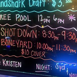 The Doghouse Tavern - Music lineup for Saturday
