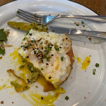 Lola's Bistro - Avocado toast with  salmon - New American Near Me - Brownsville, Texas