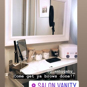 Salon Vanity - Brow Bar - Hair Stylists Near Me - Turlock, California Salon Vanity - Brow Bar - Hair Stylists Near Me - Turlock, California
