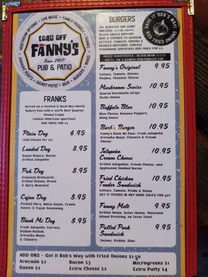 Menu photo 6 Load Off Fanny's Lockhart, TX Menu photo 6 Load Off Fanny's Lockhart, TX
