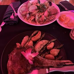 a plate of food on a table a plate of food on a table