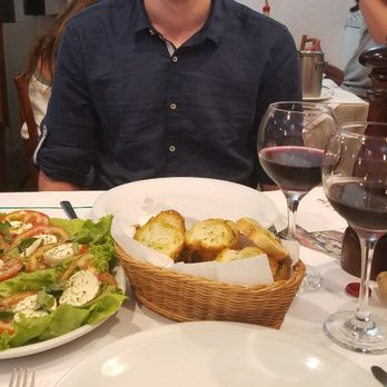VIA 44 - Huge caprese salad and Chilean cabernet - Italian Near Me - Rio de Janeiro, RJ VIA 44 - Huge caprese salad and Chilean cabernet - Italian Near Me - Rio de Janeiro, RJ