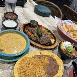 The Fajitas Superior and the Chili Con Queso The Fajitas Superior and the Chili Con Queso