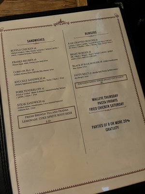 Menu photo 6 Finicky Franks Omaha, NE