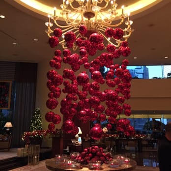 香港港麗酒店 - Conrad lobby at Christmas, 2014 - Hotels Near Me - Hong Kong, HK