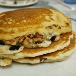 Big Apple Restaurant - Raisin nut pancakes