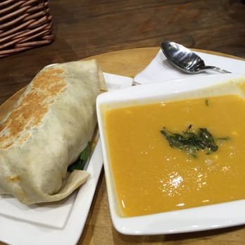 Ravi Soups - Curried lamb wrap and blue crab corn chowder combo - Sandwiches Near Me - Toronto, Ontario Ravi Soups - Curried lamb wrap and blue crab corn chowder combo - Sandwiches Near Me - Toronto, Ontario