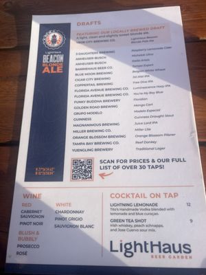 Menu photo 5 LightHaus Beer Garden Tampa, FL Menu photo 5 LightHaus Beer Garden Tampa, FL