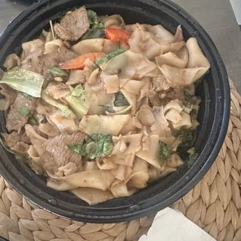 President Thai - Pad Kee Mow (Spicy Noodle) - Thai Near Me - Pasadena, California