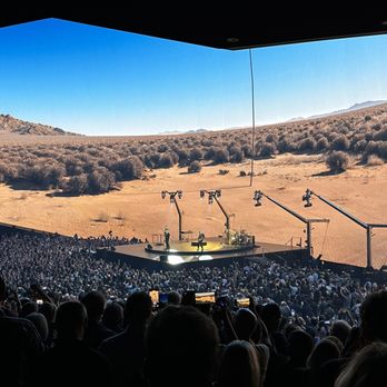 Sphere - Ending up at the desert you can't tell from this picture how clear and cool the screen looks - Stadiums & Arenas Near Me - Las Vegas, Nevada Sphere - Ending up at the desert you can't tell from this picture how clear and cool the screen looks - Stadiums & Arenas Near Me - Las Vegas, Nevada