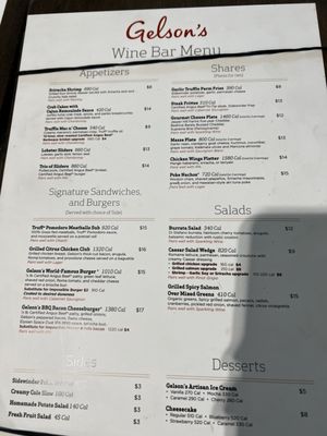 Menu photo 2 Gelson's Irvine Wine Bar Irvine, CA