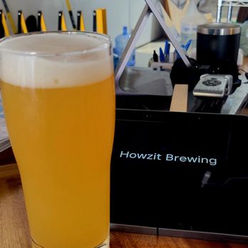 Howzit Brewing - Local Legend Hazy NEIPA Beer 16floz Draft Beer $8.00 (08/15/24). @HowzitBrewing #OurKakaako #Honolulu #Oahu #Beer #CraftBeer #DrinkPorn - Breweries Near Me - Honolulu, Hawaii