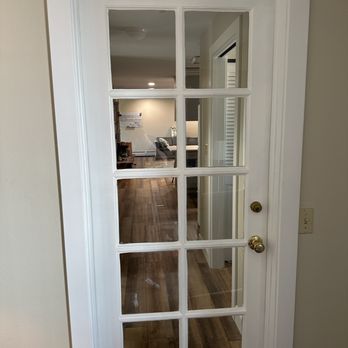 JSP Precision Cleaning - Clean glass on door. - Office Cleaning Near Me