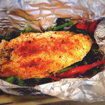 310 Eatery - Pea sprouts with tamarind spiced white fish = to die for! - Burgers Near Me - Albany, California