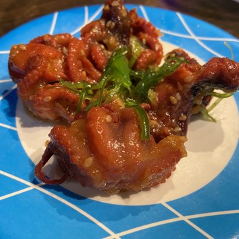 Sushi Train - Baby Octopus Sushi - 4 Pieces - Sushi Bars Near Me - Minneapolis, Minnesota Sushi Train - Baby Octopus Sushi - 4 Pieces - Sushi Bars Near Me - Minneapolis, Minnesota