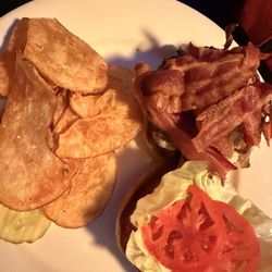 The River Road House - Loaded burger
