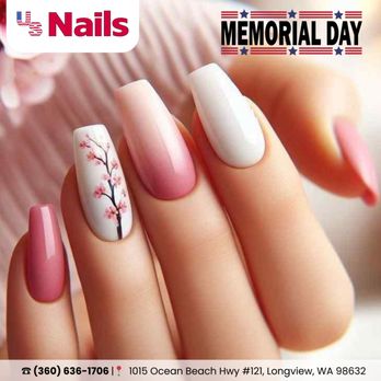 US Nails - " Life's too short for dull nails! This Memorial Day, step up your nail game with a set that makes you feel unstoppable. 
 Book now - Nail Salons Near Me - Longview, Washington