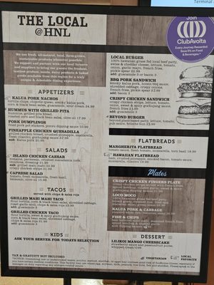 Menu photo 6 The Local Honolulu, HI Menu photo 6 The Local Honolulu, HI