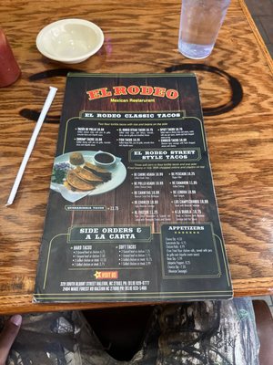 Menu photo 3 El Rodeo Raleigh, NC