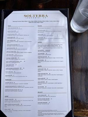 Menu photo 4 Solterra Winery & Kitchen Encinitas, CA