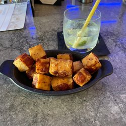 Damsels - Bacon Cheddar Cheese Curds/Gin & Tonic