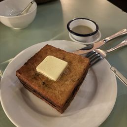 Black sesame French toast