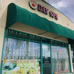 outside photo of the day spa (right next to The Sunrise Shack)