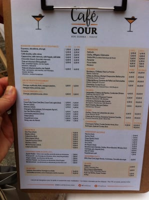 Menu photo 1 Côté Cour Paris, 75