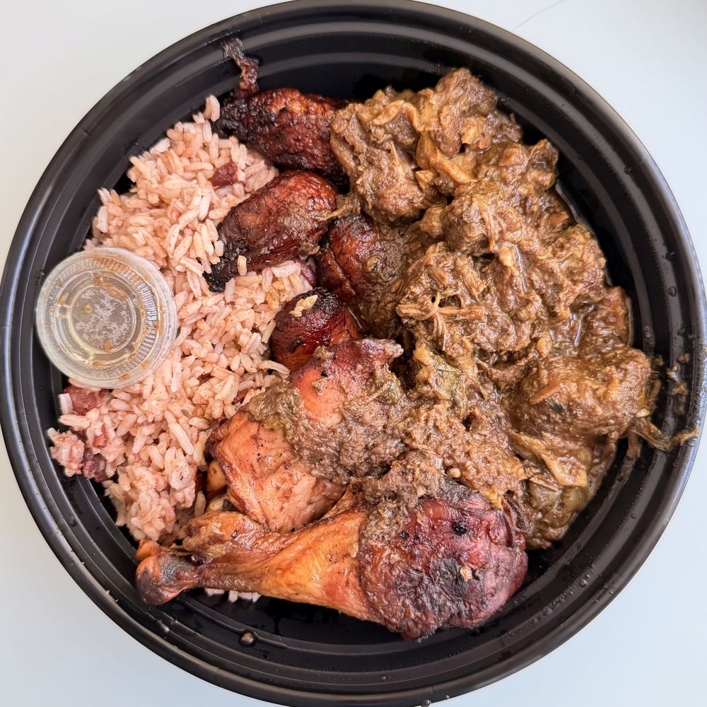 Food from Back A Yard Caribbean Grill