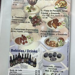 Rinconsito Latino - Menu