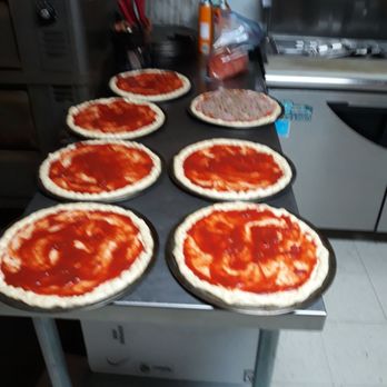 Antler's Saloon - Pizzas being made for wisdom Elementary School birthday party - Pizza Near Me - Wisdom, Montana