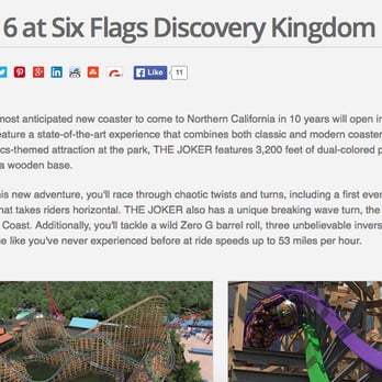 Six Flags Discovery Kingdom - The new ride that will replace "Roawr" upon receiving an email from Six Flags Discovery Newsletter. - Amusement Parks Near Me - Vallejo, California Six Flags Discovery Kingdom - The new ride that will replace "Roawr" upon receiving an email from Six Flags Discovery Newsletter. - Amusement Parks Near Me - Vallejo, California