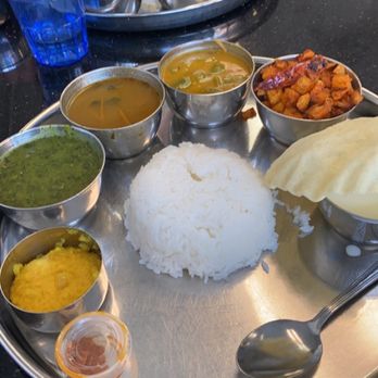 Komala Vilas - Lunch Thali -- Available from 1130am (Sunday) - Vegetarian Near Me - Sunnyvale, California Komala Vilas - Lunch Thali -- Available from 1130am (Sunday) - Vegetarian Near Me - Sunnyvale, California
