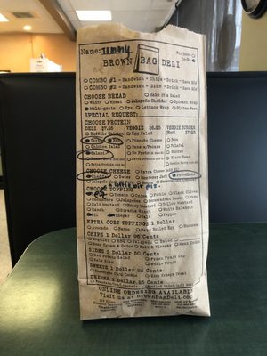 Menu photo 5 Brown Bag Deli Houston, TX Menu photo 5 Brown Bag Deli Houston, TX