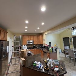 Logan Electric Service - After a new LED retrofit upgrade. Nice and bright!