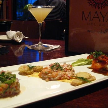 Maya Del Sol - Ceviche trio. Photo courtesy of Rosa H. - Latin American Near Me - Oak Park, Illinois