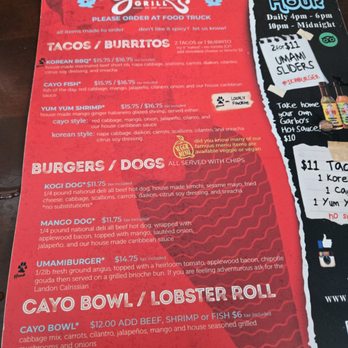 Garbo's Grill - Menu - Food Trucks Near Me - Key West, Florida Garbo's Grill - Menu - Food Trucks Near Me - Key West, Florida