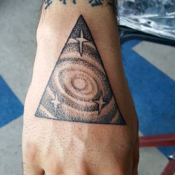 Sailor Beware Tattoo - Wanted a galaxy on my hand, Mags came up with this awesome design. Tons of individual dots, lots of work, and it's my favorite tattoo. - Tattoo Near Me - St. Paul, Minnesota Sailor Beware Tattoo - Wanted a galaxy on my hand, Mags came up with this awesome design. Tons of individual dots, lots of work, and it's my favorite tattoo. - Tattoo Near Me - St. Paul, Minnesota