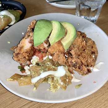 El Barrio Cantina - Frito-Quiles Migas w/ Fried Chicken - Mexican Near Me - Long Beach, California