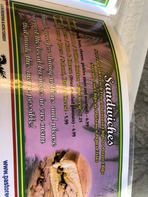 Menu photo 2 Carmela's Corner Spring Hill, FL