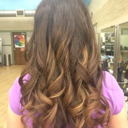 My hair after my appt at Brown Aveda (Mentor) with Grace M. My hair after my appt at Brown Aveda (Mentor) with Grace M.