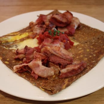Galette Café - Egg, bacon and tomato compote - Creperies Near Me - Paris, 75