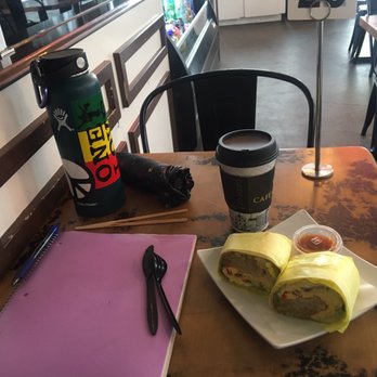 Cafe Collage - My table, breakfast burrito, cafe mocha. - Coffee & Tea Near Me - Venice, California Cafe Collage - My table, breakfast burrito, cafe mocha. - Coffee & Tea Near Me - Venice, California