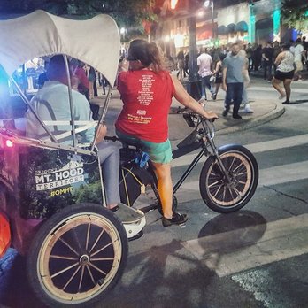 Movemint Bike Cab - Pedaling to Sixth Street - Advertising Near Me - Austin, Texas