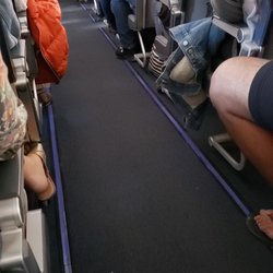 Allegiant Air - The aisle