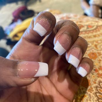 Lavish Nail Spa - Anna did a wonderful Pink and white set on my nails! - Nail Salons Near Me - Keller, Texas Lavish Nail Spa - Anna did a wonderful Pink and white set on my nails! - Nail Salons Near Me - Keller, Texas