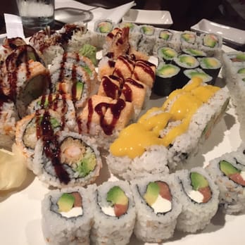 Khangri Restaurant - This is what all you can eat sushi looks like! Shrimp tempura is a must try! - Japanese Near Me - Yonkers, New York Khangri Restaurant - This is what all you can eat sushi looks like! Shrimp tempura is a must try! - Japanese Near Me - Yonkers, New York