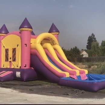 Krispy Krunchy Chicken - an inflatable bouncer - Chicken Shop Near Me - Modesto, California